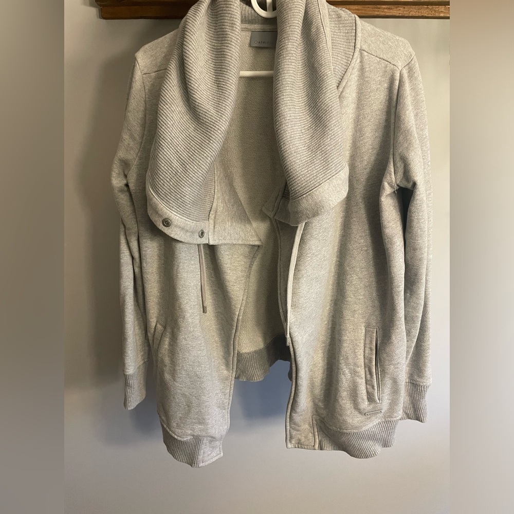 Gray Athleta Drapey Jacket